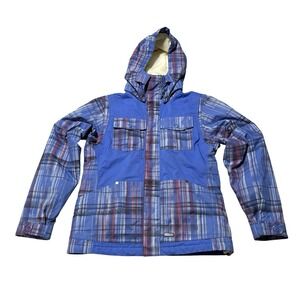 Oakley Thinsulate Insulated Snowboard Jacket Baggy Fit Hooded Ski Snowboard Sz M